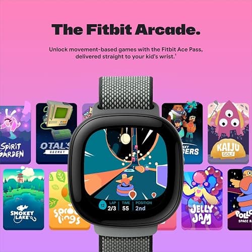 Fitbit Google Ace LTE - Kids Smartwatch with Call, Message, GPS, and Activity-Based Games, Ace Pass Data Plan Required - Spicy - Moovin thumbnail 8