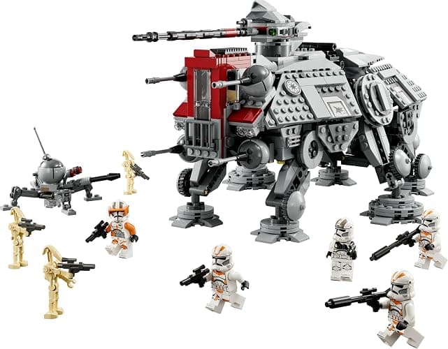 LEGO Star Wars 75337 AT-TE Walker Building Toy with 3 212th Clone Trooper Minifigures, plus Dwarf Spider & Battle Droid Figures - Gift for 9+ Year Old Boys & Revenge of the Sith Fans thumbnail 10