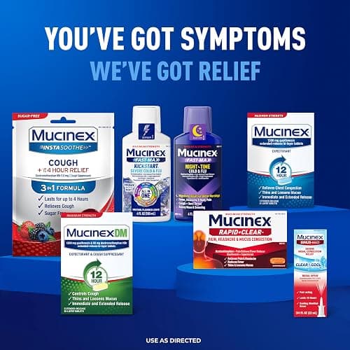 Mucinex Rapid Clear Maximum Strength Cold Medicine & Expectorant, Fever, Pain, Headache, & Excess Mucus Relief with Acetaminophen & Guaifenesin, Rapid Release Caplets for Adults, 20 Count - Day - New Formulation - 20 Count (Pack of 1) thumbnail 7