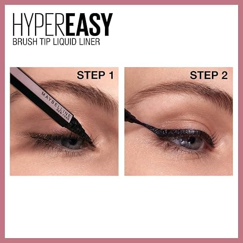 MAYBELLINE New York Hyper Easy Liquid Pen No-Skip Waterproof Eyeliner, Satin Finish, Pitch Brown thumbnail 5