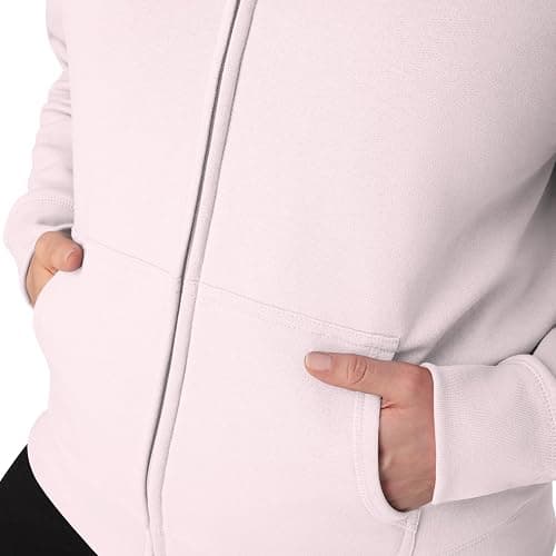 Hanes Women's EcoSmart Fleece Sweatshirt for Women, Soft Midweight - Full-Zip Hoodie, Sweatshirt, or 1/4 Zip thumbnail 5