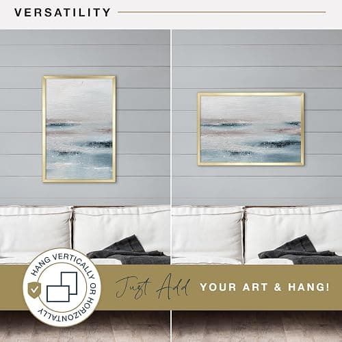 MCS Foundation Poster Frame, 16x24, Brass Traditional | Foundation Collection Poster Frame For Photos & Art Prints, Traditional Style, 16x24 Inch, Brass, 1-Pack thumbnail 9