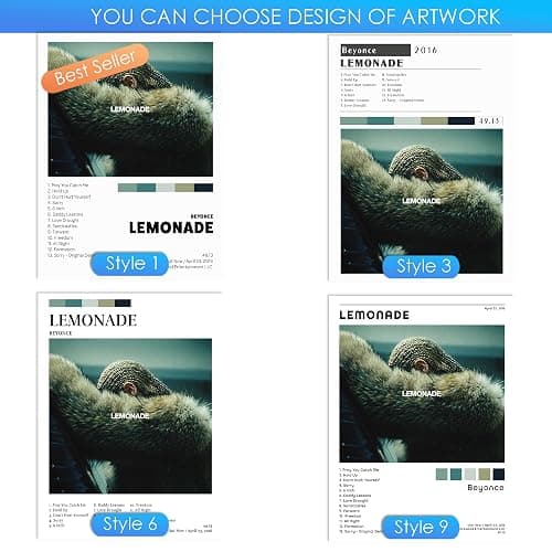 Custom Album Cover Posters Framed, 3pcs of Music Posters, Custom Canvas Wall Art, Request Your Own Album Cover, Custom Poster for Music Album, Personalized Gift thumbnail 3