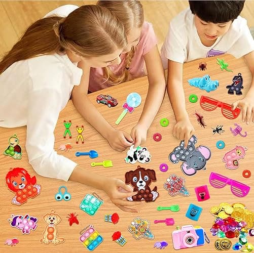 KissFuture 1000 PCS Party Favors for Kids, Fidget Toys Bulk, Prize Treasure Box Toys for Classroom, Birthday Gifts, Pinata Stuffers, Goodie Bags Stuffers for Kids, Carnival Prizes thumbnail 2