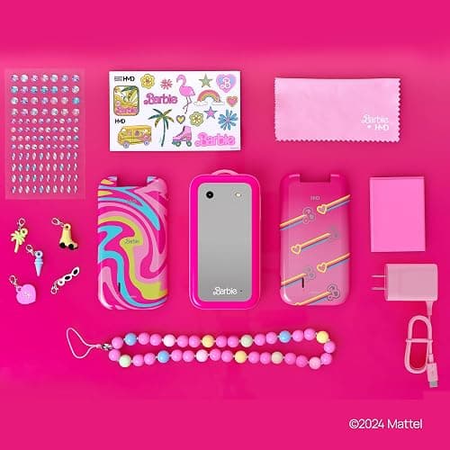 HMD Barbie | Flip | Unlocked | KaiOS | Power Pink | US Version thumbnail 7