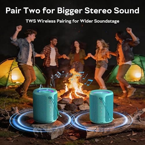 DUDGSIS Portable Bluetooth Speaker(Cerulean) thumbnail 4