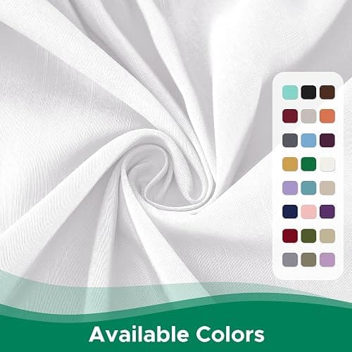 Biscaynebay Wrap Around Bed Skirts for Queen Beds with Short Drop of 12", White Adjustable Elastic Dust Ruffles Easy Fit Wrinkle Resistant Silky Luxurious Fabric Machine Washable thumbnail 6