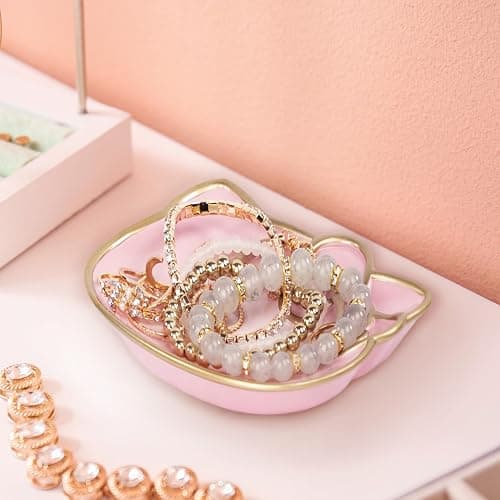 Jay Franco Hello Kitty Bathroom Accessories - 2 Piece Pink Resin Bathroom Décor and Storage Set Includes Toothbrush Holder and Soap Dish thumbnail 6