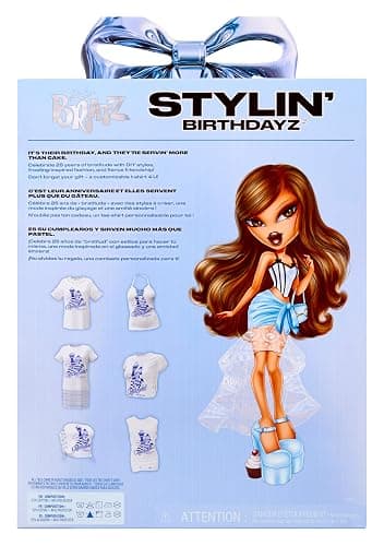 Bratz Stylin’ Birthdayz Yasmin Fashion Doll with Customizable T-Shirt for You and Accessories thumbnail 9