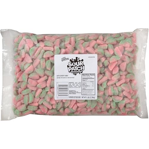 SOUR PATCH KIDS Watermelon Soft & Chewy Candy, 80 oz Bag - Image 1