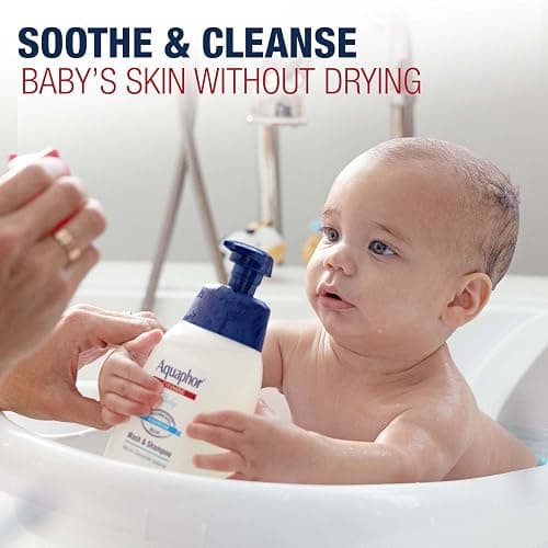 Aquaphor Baby Wash and Shampoo, Unscented Baby Shampoo and Wash, 25.4 Fl Oz Pump Bottle thumbnail 4