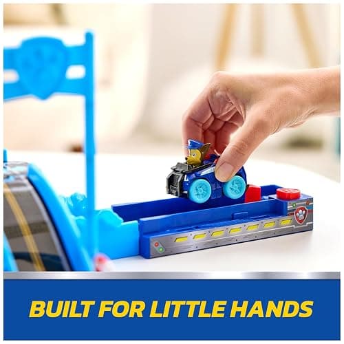 PAW Patrol Pup Squad Track Set, Looping Track Playset & Vehicle Launcher with Chase & Marshall Toy Cars, Kids Toys for Boys & Girls Ages 3 and Up thumbnail 6