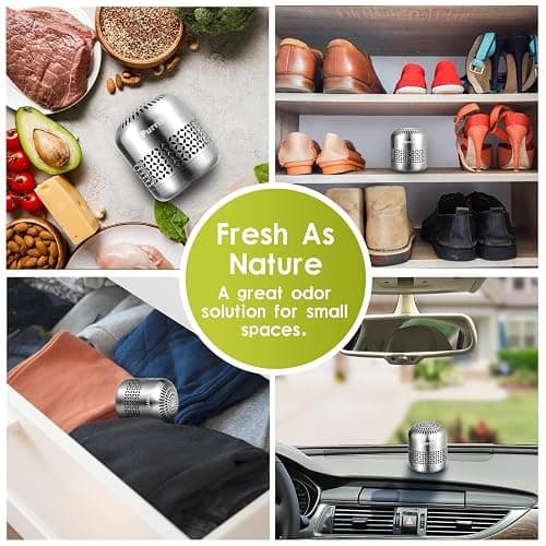 Purriko Refrigerator Deodorizer,Lasts up to 10 Years,Refrigerator Odor Eliminator,Fridge Deodorizer,More Effective Than Baking Soda Bamboo Air Purifying Bags thumbnail 6