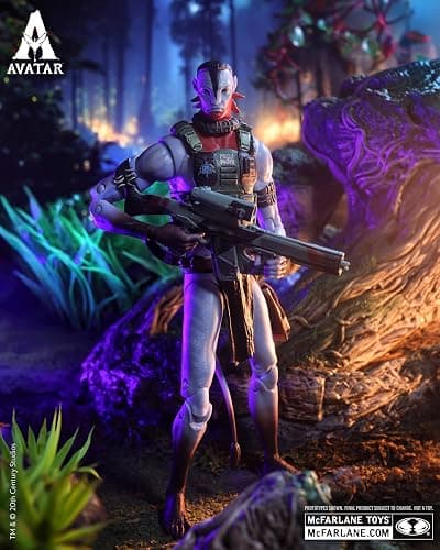 McFarlane Toys- Avatar: Fire and Ash Quaritch (Ash Warrior) 7in Action Figure McFarlane Collector Edition thumbnail 8