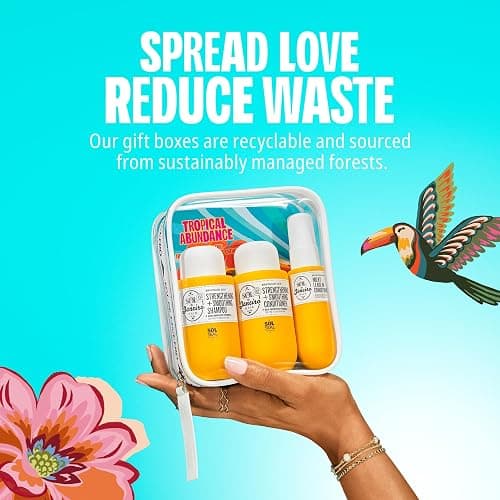 Sol de Janeiro Tropical Abundance Hair Repair Trio Travel Set | Jet Set | Sulfate Free Brazilian Joia Shampoo and Conditioner | Leave In Conditioner Spray | TSA Friendly | Amazon Exclusive thumbnail 6