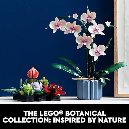 LEGO Botanicals Orchid - Artificial, Fake Indoor Flowers Building Set for Home, Kitchen, Desk Decoration, Adults Ages 18+ - Gift for Birthdays - 10311 thumbnail 7