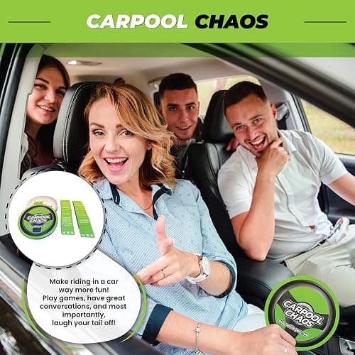 Carpool Chaos - Super Fun Car Games, Travel Games, Road Trip Games for Kids 8-12, Road Trip Essentials for Childs and Adults, Car Game Kids thumbnail 2