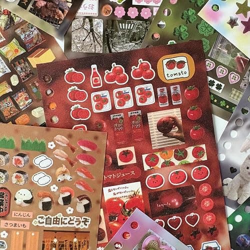 750PCS Japanese Stickers for Journaling Supplies,30 Sheets Vintage Kawaii Desserts Japanese Sticker Book for Scrapbooking,Junk Journal Supplies, DIY Crafts (Landscape) thumbnail 4