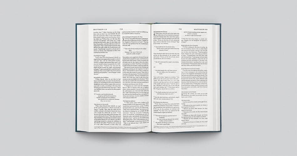 ESV Church Bible (Hardcover, Blue): Holy Bible, English Standard Version thumbnail 5
