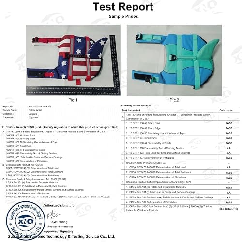 Dogcheer Dog Life Jacket Shark, Ripstop Dog Life Vest for Swimming Boating with Reflective Stripes & Rescue Handle, High Buoyancy Pet PFD Swim Vest for Small Medium Large Dogs - Camo Blue, XS thumbnail 7