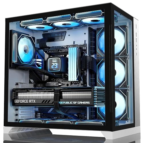 120MM AIO CPU Cooler with Digital Display, 120mm Liquid Cooling, ARGB PWM Fans,LGA 1700/1200/115X/1366/775, AMD AM5/AM4, Black thumbnail 6