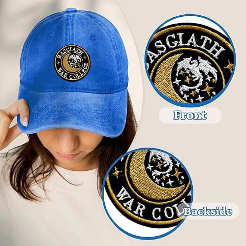 Basgiath War College Patch 3 Inches Funny Fourth Wing Dragon Fantasy Sarcastic Iron On/Sew On Embroidery Fabric Applique Patches for Trucker Hats Clothes Backpack DIY Accessories Friends Mom Gifts thumbnail 3