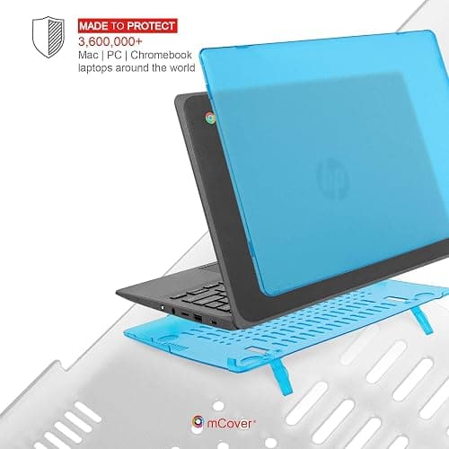 mCover Case Compatible for 2020~2022 11.6" HP Chromebook 11 G8EE / 11MK G9EE Series laptops Computers ONLY (NOT Fitting Any Other HP Models) - Aqua thumbnail 5