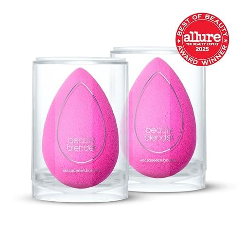Beautyblender® | Original Pink Beauty Blender 2-Piece Bundle for Blending Foundations, Powders, and Creams, Super-Soft Foam for Streak-Free Application, Made in the USA, Reusable, Washable thumbnail 2