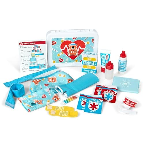 Melissa & Doug Get Well First Aid Kit Play Set – 25 Toy Pieces thumbnail 9