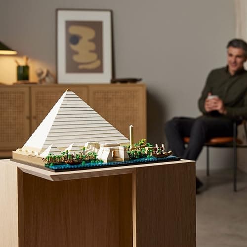 LEGO Architecture Great Pyramid of Giza Set 21058, Home Décor Model Building Kit, Creative DIY Activity, Famous Landmarks Collection thumbnail 6