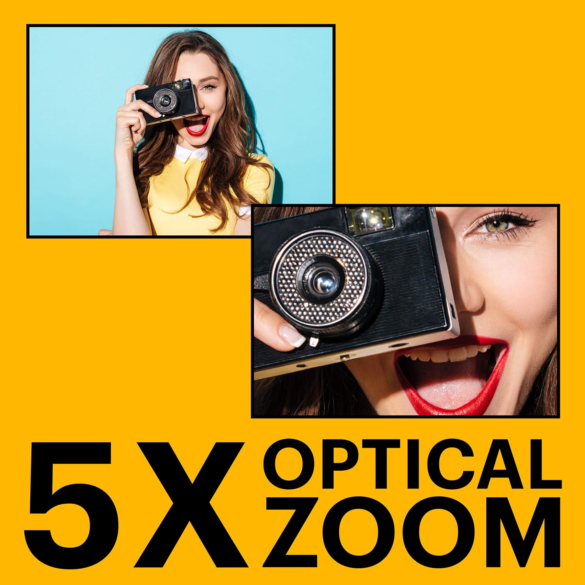 PIXPRO FZ55 Friendly Zoom Digital Camera, Black thumbnail 5