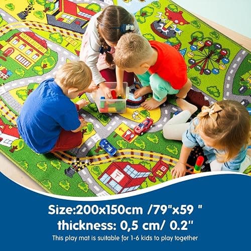 Booooom Jackson Road Rug for Kids thumbnail 2