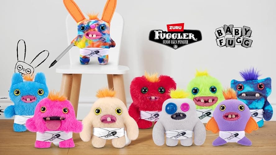 Fuggler Baby Fugg Series 3, 3.5" by ZURU Funny Ugly Monster, Plush, Collectible, Toy (3 Pack, Random Assortment) thumbnail 2