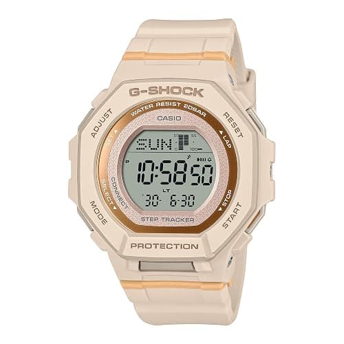Casio G-Shock Step Tracker Light Pink Digital Watch GMDB300-4 - Image 1