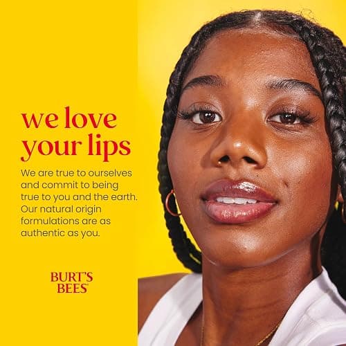 Burt’s Bees® 100% Natural Origin Moisturizing Lip Balm, Strawberry Lemonade Lip Balm thumbnail 5