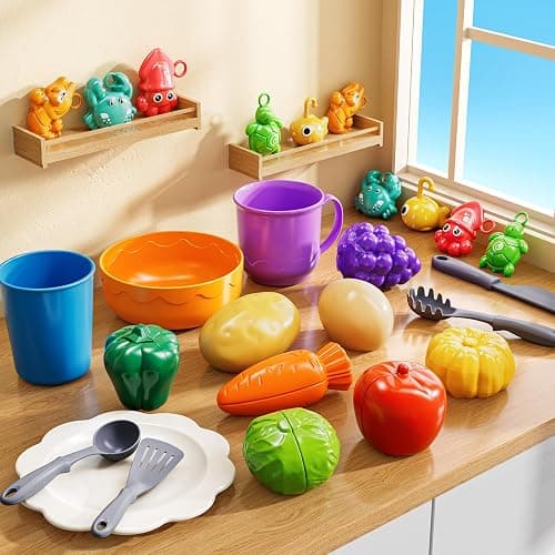 KIZONLY Water Table for Toddlers 1-3- Kids Play Sink with Pump and Running Water, Water Table for Kids Ages 4-8 with Fishing Games, Summer Outside Sensory Gift Toys for Boys and Girls 2 3 4 5 6 7 8 thumbnail 7