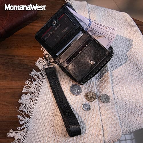 Montana West Small Wallet Women with a Detachable Wristlet Women's Wallet with Rfid Blocking Lining Minimalist Lightweight & Easy to Carry thumbnail 3