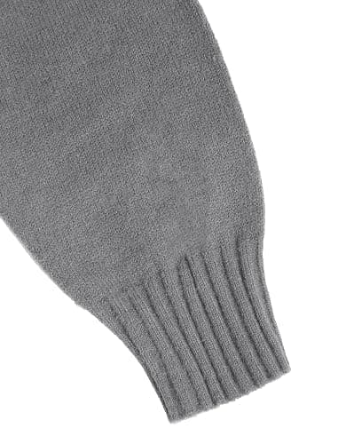 ZAFUL Women's Raglan Long Sleeve Double Side V Neck Short Crop Sweater Casual Loose Fit Knit Top Sweaters thumbnail 6