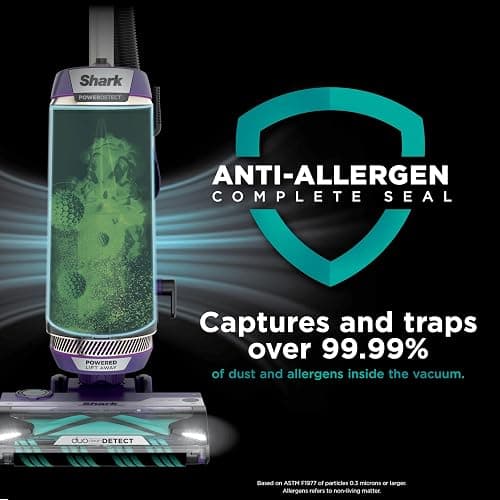 Shark POWERDETECT Upright Vacuum Cleaner with HEPA Filter, Heavy Duty Vacuum with Powerful Suction for Pet Hair Pickup, DuoClean Technology, Powered Lift-Away, Ideal for Carpets & Hardfloors, AZ4002 thumbnail 17
