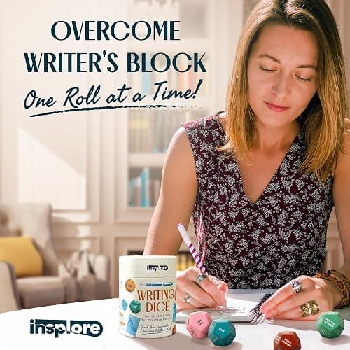 Insplore 12-Sided Writing Dice - Creative Writing Prompts Gift for Writers thumbnail 2