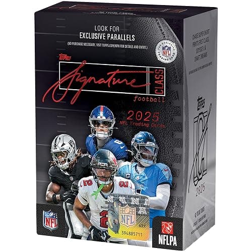2025 Topps NFL Signature Class Football - Factory Sealed - Value Box - Image 1