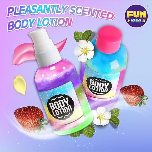Kid Body Lotion Making kit, FunKidz STEM Makeup Maker kit for Girls Science Kits thumbnail 5