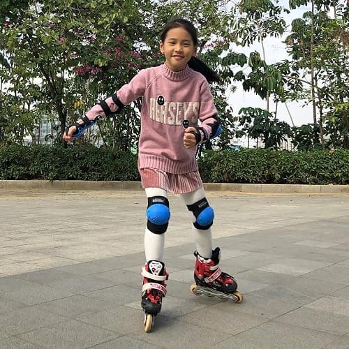 BOSONER Kids/Youth Knee Pad Elbow Pads for Roller Skates Cycling BMX Bike Skateboard Inline Rollerblading, Skating Skatings Scooter Riding Sports thumbnail 5