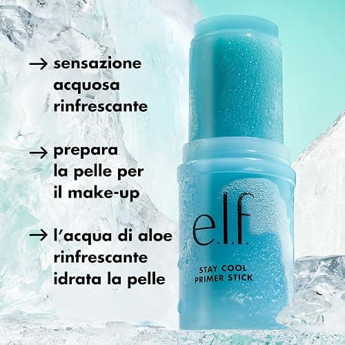 e.l.f. Stay Cool Primer Stick, Hydrating Gel Primer Preps Skin For Makeup, Imparts A Cooling Feel, Infused With Aloe Water, Vegan & Cruelty-Free thumbnail 4