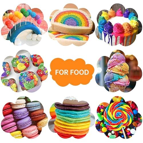 Food Coloring Liquid – 24 Colors x 0.35 fl oz Concentrated Water-Based Food Dye for Baking, Icing, Cake Decorating, Slime, Soap, Easter Eggs thumbnail 6