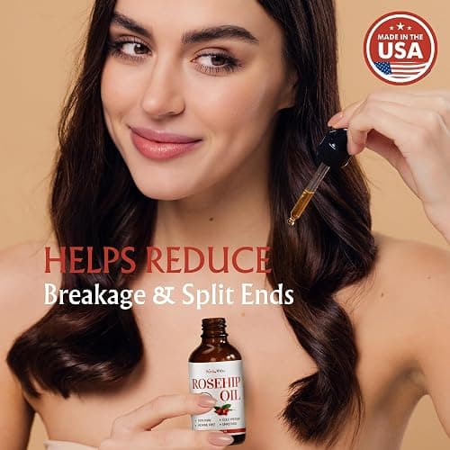 BodyJ4You Rosehip Oil for Face - 100% Pure Natural USDA Organic Cold Pressed - Hydrating Skin Hair Nails Anti-Aging Wrinkle Scar Treatment Gua Sha - Non-GMO Undiluted Carrier - Glass Bottle 1 Fl Oz thumbnail 7