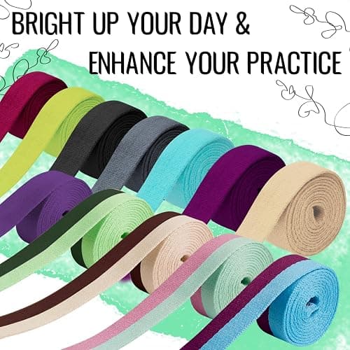 TECEUM Yoga Mat Strap – 30+ Colors – Adjustable Mat Holder Sling Carrier for All Mats [Mat Not Included] thumbnail 7