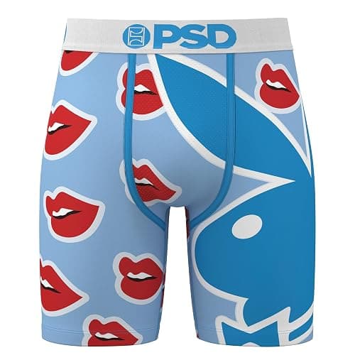 PSD Men's Playboy Bunny Boxer Briefs, Breathable Men's Underwear, Moisture-Wicking Fabric thumbnail 3