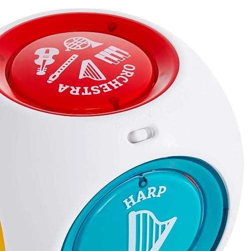 Munchkin Mozart Magic Cube Music Toy for Baby and Toddler - Includes 5 Instrument Sounds, 8 Mozart Songs and Lights thumbnail 8