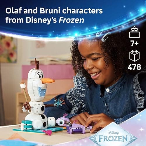LEGO Disney Frozen Olaf and Bruni’s Picnic Fun Building Toy - Frozen Toys for Girls & Boys, Ages 7+ - Disney Gifts for Kids & Fans - 43287 thumbnail 3